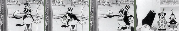 Foster animation in “Circus Capers” (1930)