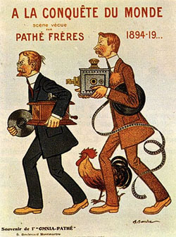 an ad for the Pathé company in its early days