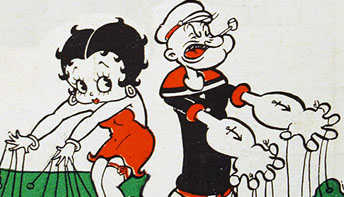 Fleischer Promo Art #5: “Popeye and Betty, Box Office Champs”