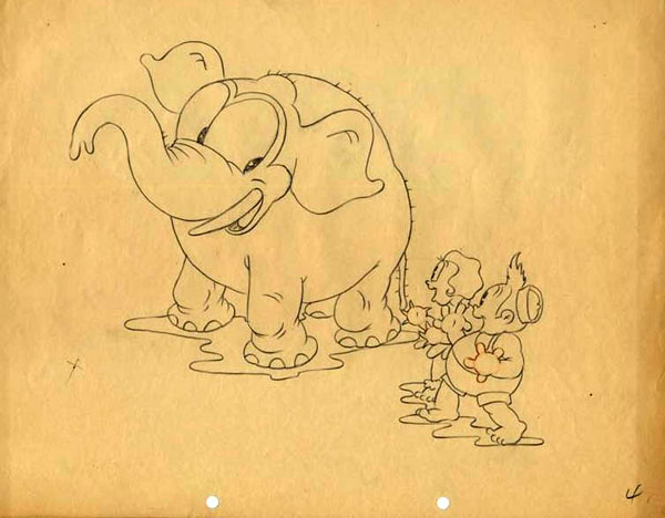 Original drawing from "The Caveman" (1934)