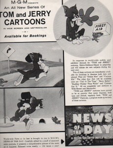 MGM trade advertisement announcing the new Gene Deitch Tom & Jerry series. Click to enlarge.