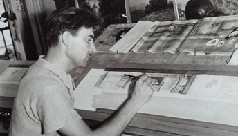 Ed Kiechle Paints a Big Debut, 1940