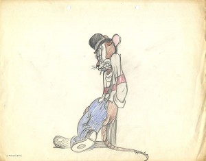 The Hoodlum - animation drawing by Robert McKimson (click to enlarge)
