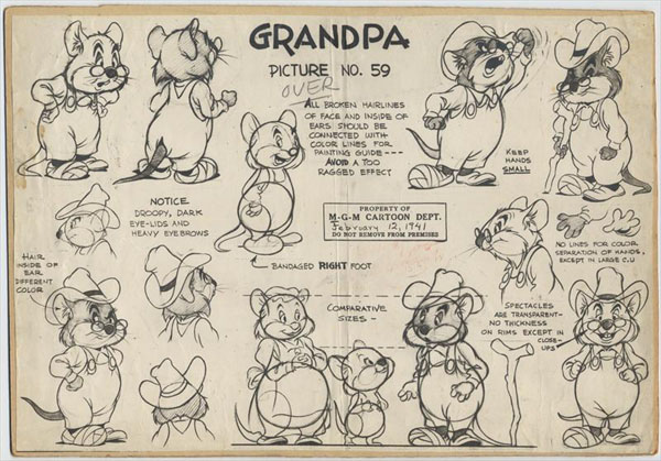 field mouse Grandpa-model sheet-2