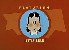 The titles from ALVIN'S SOLO FLIGHT reveal Little Lulu's to the Paramount Cartoon Studio