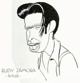 Caricature by Jack King - from 1931 Motion Picture Herald - via Babbitblog