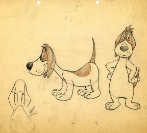 Barnyard Dawg model sheet is from collector Paul Bussolini (click to enlarge).