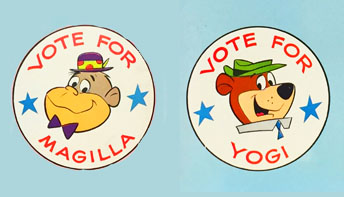 Yogi Bear vs. Magilla Gorilla – For President!
