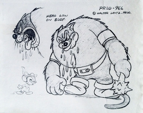 A model sheet from "The Magic Beans" (1939) 