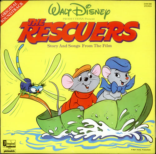 "The Rescuers" UK vinyl LP album 