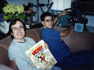 David Gerstein visits to watch 16mm cartoons in 2005