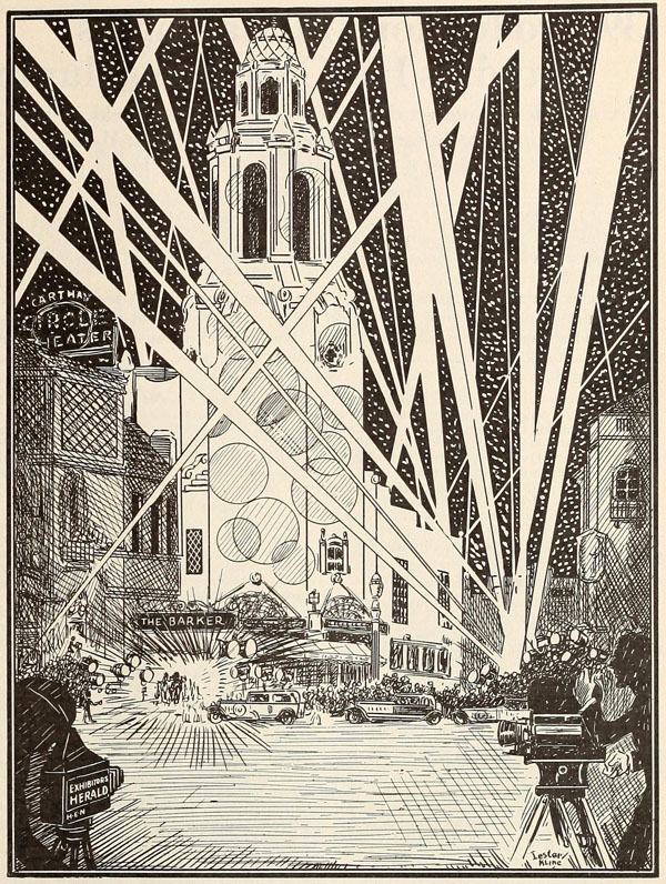 December 1928 illustration signed by "Lester Kline.