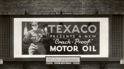Texaco billboard