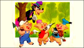 Walt Disney’s “Three Little Pigs” on Records
