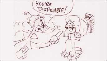 “The Return of Duck Dodgers” Storyboard by Michael Maltese – Part 2