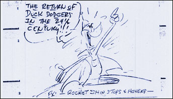 “The Return of Duck Dodgers” Storyboard by Michael Maltese – Part 1