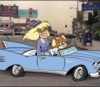 Cartoon Actors In Live-Action Spots: Automotive Edition