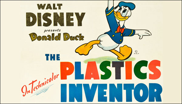 Donald Duck in “The Plastics Inventor” (1944)