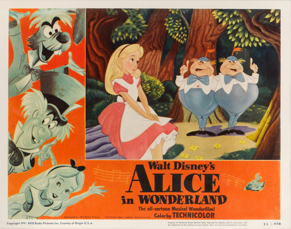 Finding The Wrong Words:  FOR WALT DISNEY'S ANIMATED FIFTY (PART 13 - ' ALICE IN WONDERLAND' EDITION)