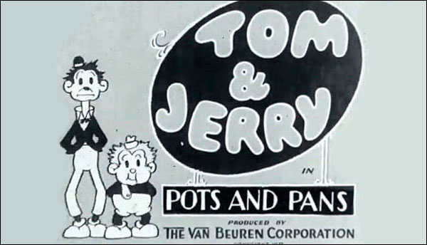 Combining Prints of the Van Beuren Tom and Jerry cartoon ‘Pots and Pans’