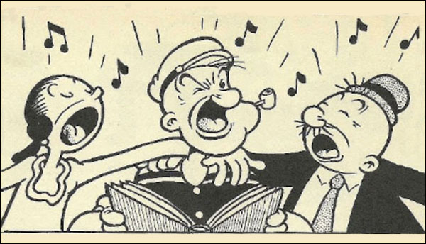 “The Popeye Song Folio”